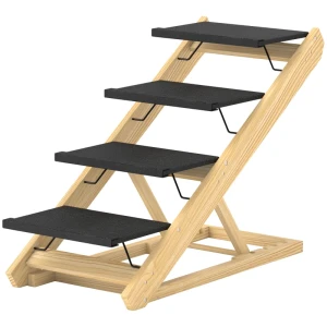 Tildasstore Hundtrappa/hundramp, höjdjusterbar 83x40x62,5 cm