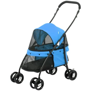 Tildasstore Hundvagn justerbart tak 82x47x97 cm