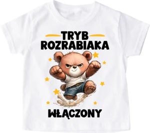 Koszulka dziecięca ''TRYB ROZRABIAKA'' misiek