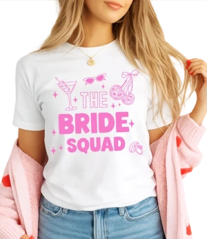 KOSZULKA NA WIECZÓR PANIEŃSKI '' THE BRIDE SQUAD''