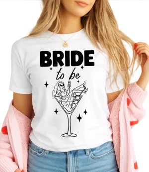 KOSZULKA NA WIECZÓR PANIEŃSKI ''BRIDE TO BE''
