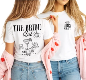KOSZULKA NA WIECZÓR PANIEŃSKI ''THE BRIDE CLUB''