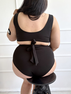 Majtki kąpielowe Swan wysokie XL/2XL