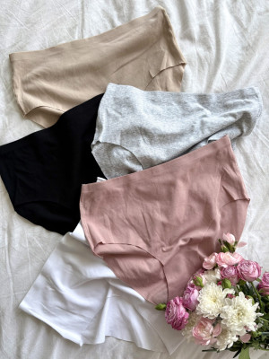 Majtki Cotton bezszwowe 3xl - biały