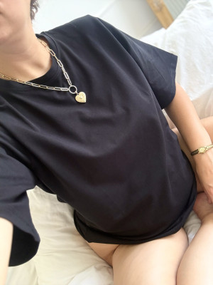 Basicowy czarny t-shirt