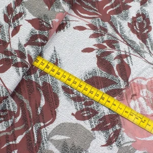 Dzianina Jersey ity wzór Kwiaty