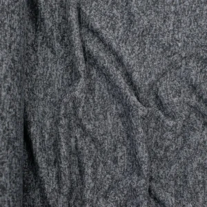 Dzianina melanż grafitowy