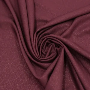 Tkanina Milano Krepa brokat - bordo