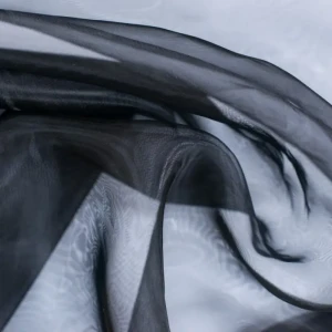Organza - czarny