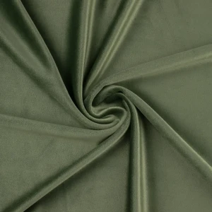 Dzianina velvet soft ubraniowy kolor feldgrau