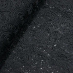 Siatka wzór kwiaty w kolorze czarnym