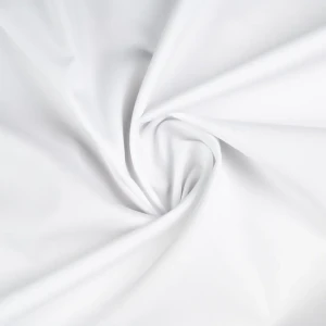 Tkanina bawełna nylon kolor biały