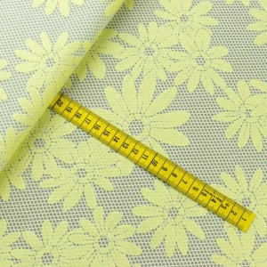 Siatka wzór kwiaty kolor żółty