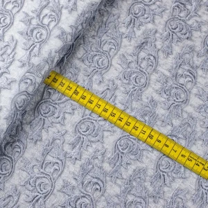 koronka stabilna kwiaty kolor szary