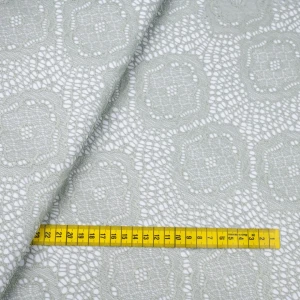 koronka nieelastyczna wzór kolor beżowy