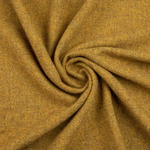 Tkanina płaszczowa kolor musztardowy melanż