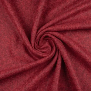 Tkanina płaszczowa kolor czerwony melanż