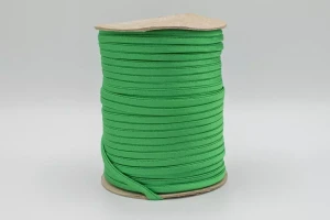LAMÓWKA ATŁASOWA MAKARON 5 mm  ZIELONY