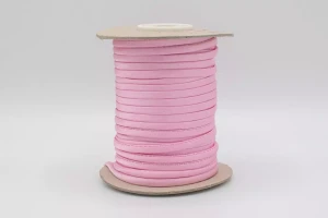 LAMÓWKA ATŁASOWA MAKARON 5 mm RÓŻOWY