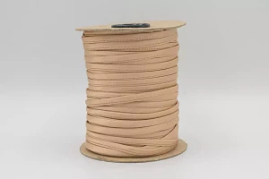 LAMÓWKA ATŁASOWA MAKARON 5mm BEŻOWY