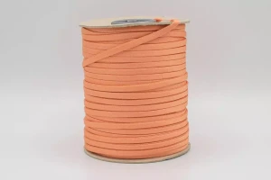 LAMÓWKA ATŁASOWA MAKARON 5 mm  ŁOSOSIOWY