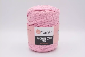 SZNUREK DO MAKRAMY YARNART 5 mm 762 RÓŻOWY
