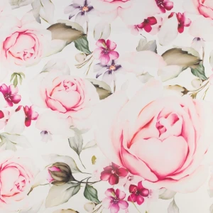 Barbie Marchiano wzór duże kwiaty kolor kremowy