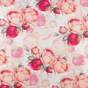 Barbie Marchiano wzór kwiat peonia kolor kremowy