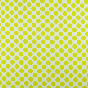 Tkanina Barbie wzór grochy kolor kremowy