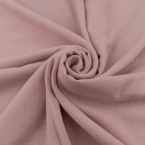 Tkanina Len Palermo kolor beżowo różowy