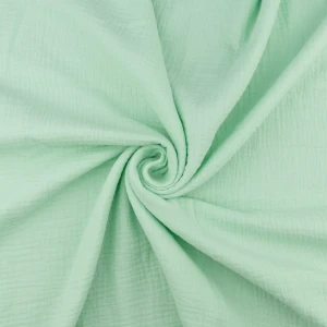 Muślin Bawełniany kolor bardzo jasny limonkowy