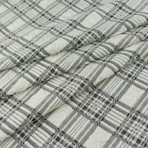 Dzianina żakardowa krata