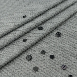 Dzianina swetrowa warkocz szary