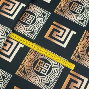 Tkanina Barbie Marchiano wzór włoski kolor czarny