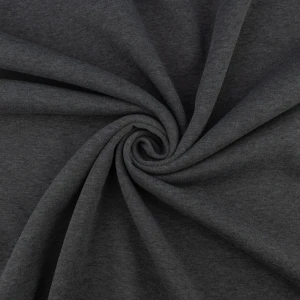 Dresówka Drapana ciemny szary melanż