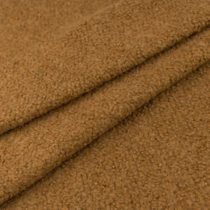 Dzianina płaszczowa ciepły brązowy