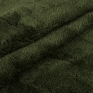 Sztuczne futro ciemny oliwkowy