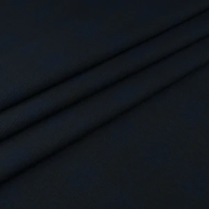 Dzianina krata czarno granatowy