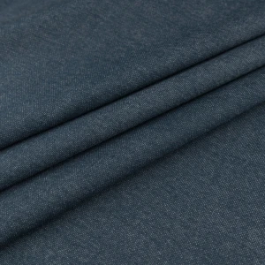 Dzianina melanżowy granatowy