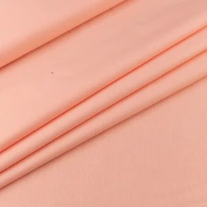 Bawełna Popelina Organiczna jasny łososiowy