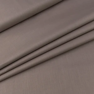 Bawełna Popelina Organiczna ciemny beżowy