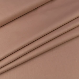 Bawełna Popelina Organiczna ciemny beżowy