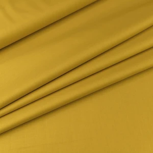 Bawełna Popelina Organiczna musztardowy