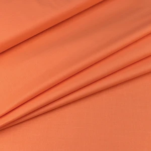 Bawełna Popelina Organiczna pomarańczowy