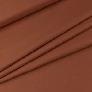 Bawełna Popelina Organiczna ceglany