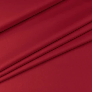 Bawełna Popelina Organiczna czerowny