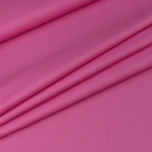 Bawełna Popelina Organiczna ciemny różowy