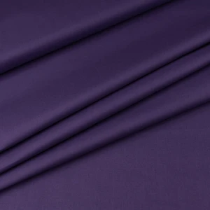 Bawełna Popelina Organiczna ciemny fioletowy