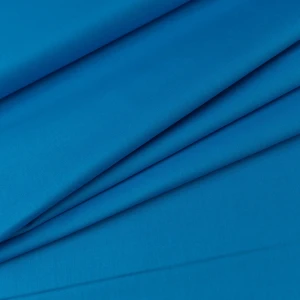 Bawełna Popelina Organiczna niebieski