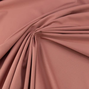 Tkanina Bawega memory ciemny beżowo różowy